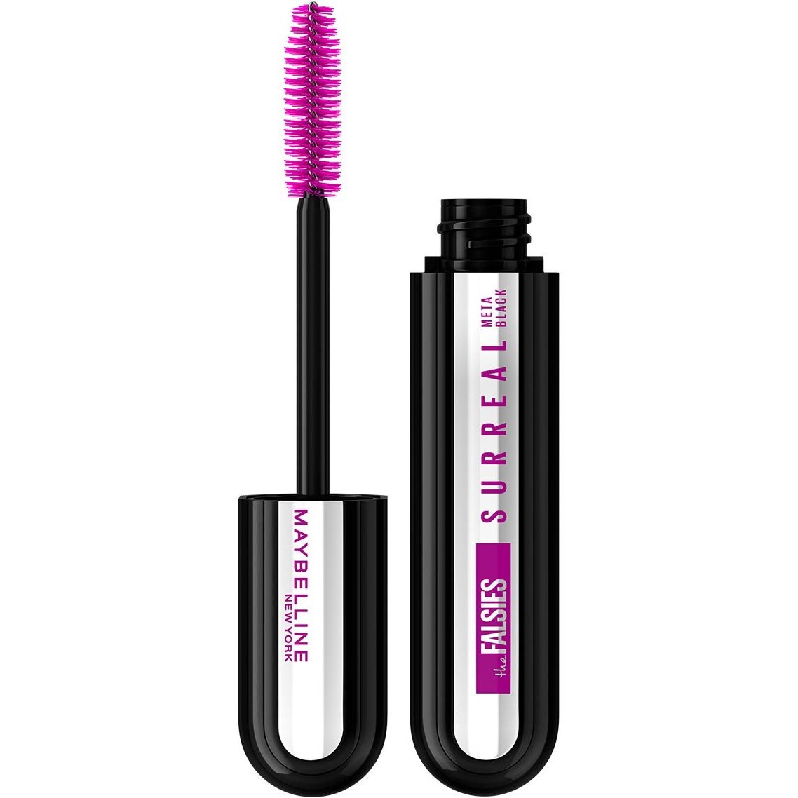 Maybelline The Falsies Surreal Extensions Mascara Μάσκαρα για Βλεφαρίδες με Περισσότερο Όγκο & Μήκος 10ml - 02 Meta Black