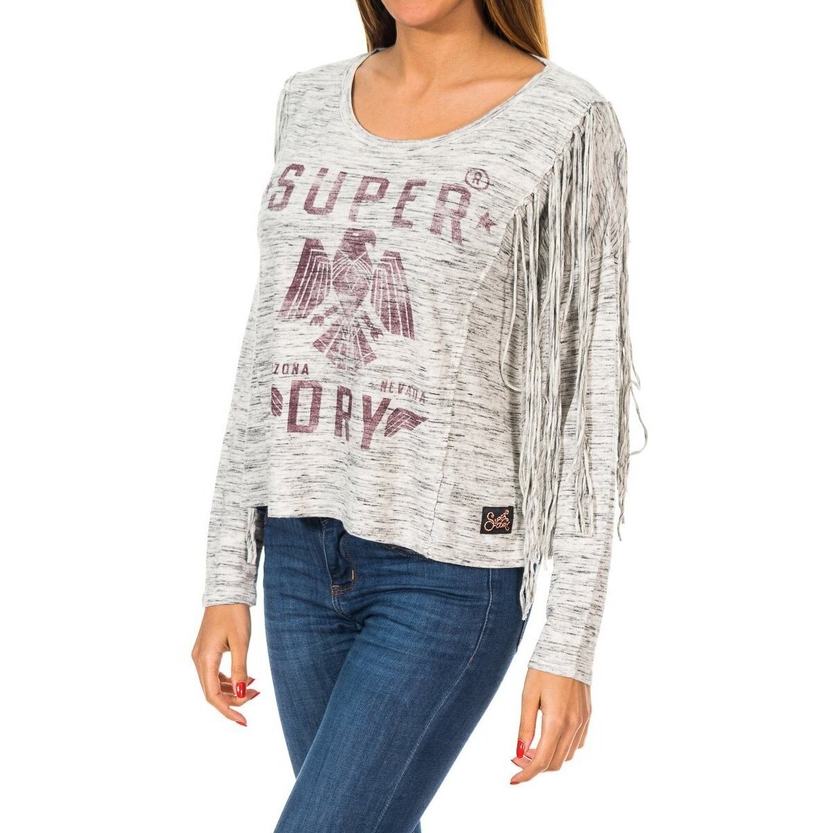 Μπλουζάκια με μακριά μανίκια Superdry G60000GN