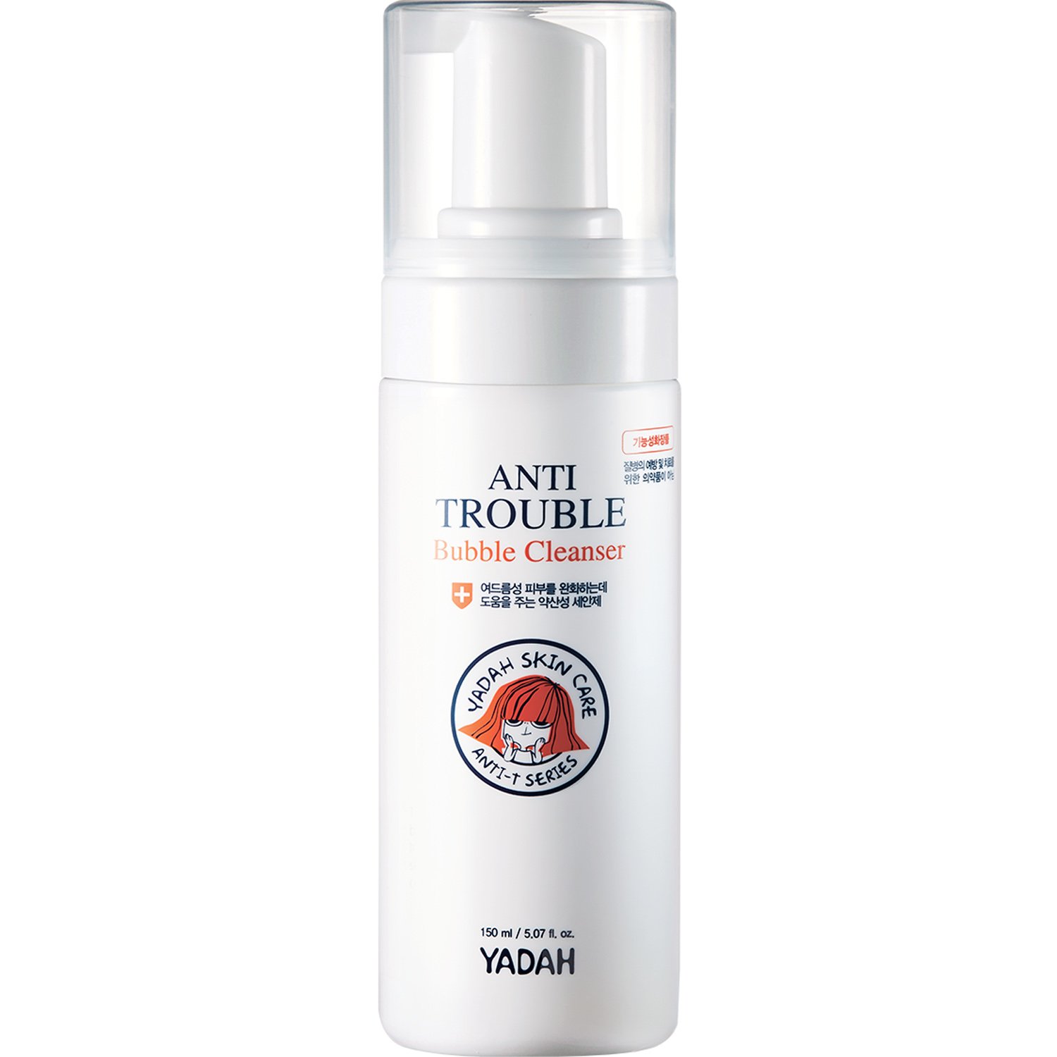 Yadah Anti Trouble Bubble Cleanser Αφρός Καθαρισμού Προσώπου για Επιδερμίδα με Ατέλειες 150ml