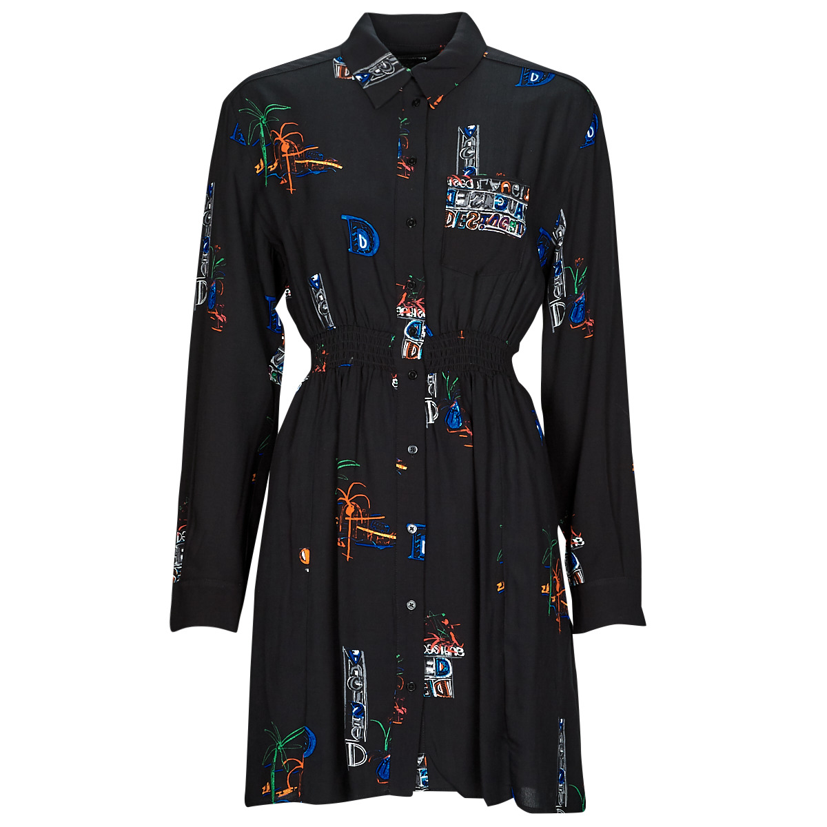 Κοντά Φορέματα Desigual VEST_DRESDE