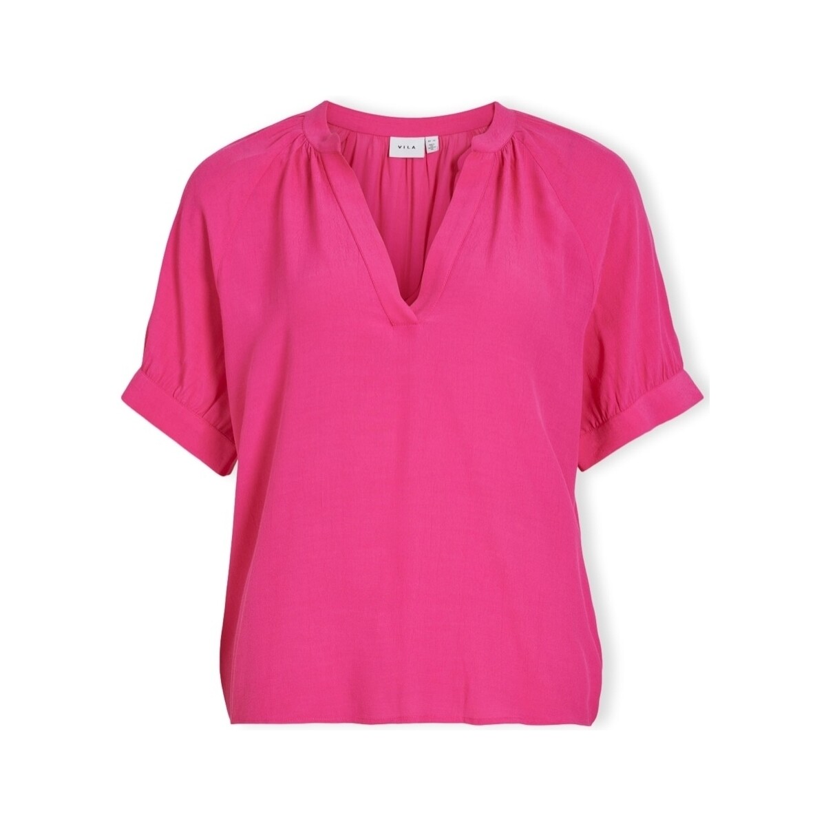 Μπλούζα Only VILA Top Fulia S/S - Cabaret