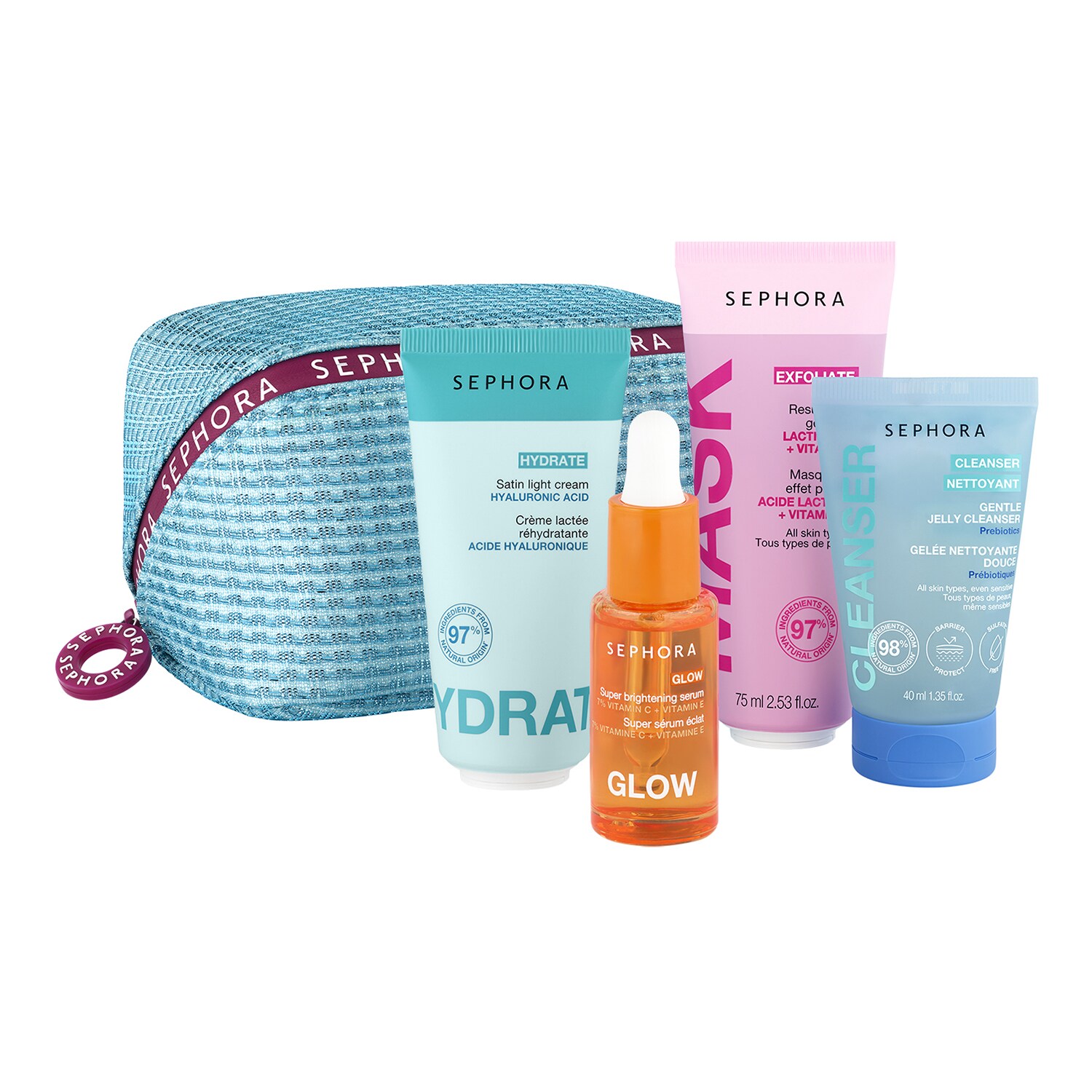 Sephora Collection - BEAUTY BREAK - Σετ με 4 απαραίτητα προϊόντα περιποίησης προσώπου | 4 τμχ