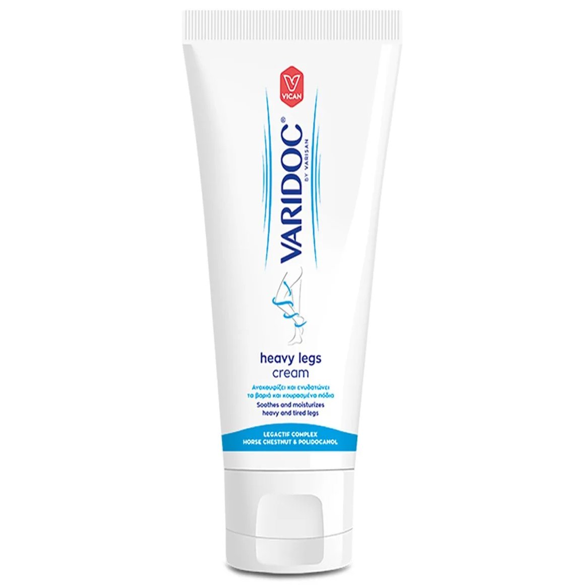 Varidoc Heavy Legs Cream Κρέμα που Ανακουφίζει & Ενυδατώνει τα Βαριά και Κουρασμένα Πόδια 250ml
