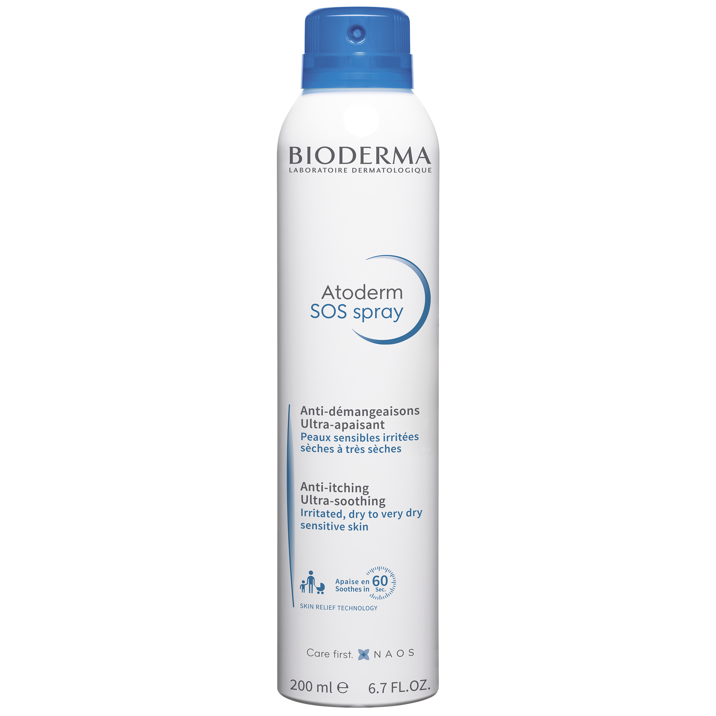 Bioderma Atoderm SOS Face & Body Spray Προσώπου - Σώματος για Άμεση Ανακούφιση & Αντιμετώπιση του Κνησμού 200ml