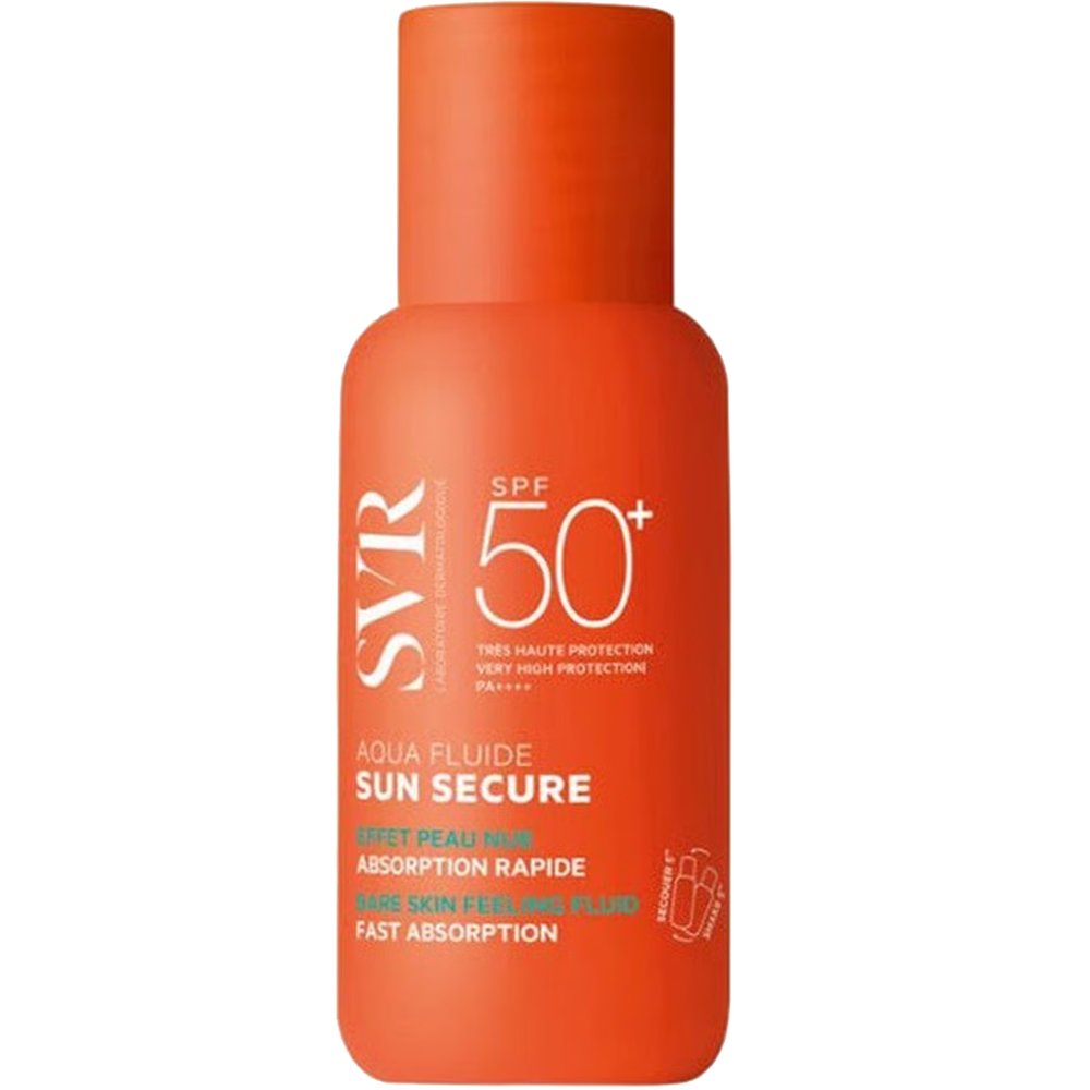 SVR Sun Secure Spf50+ Fast Absorption Aqua Fluide Αντηλιακό Γαλάκτωμα Προσώπου Πολύ Υψηλής Προστασίας Γρήγορης Απορρόφησης 50ml