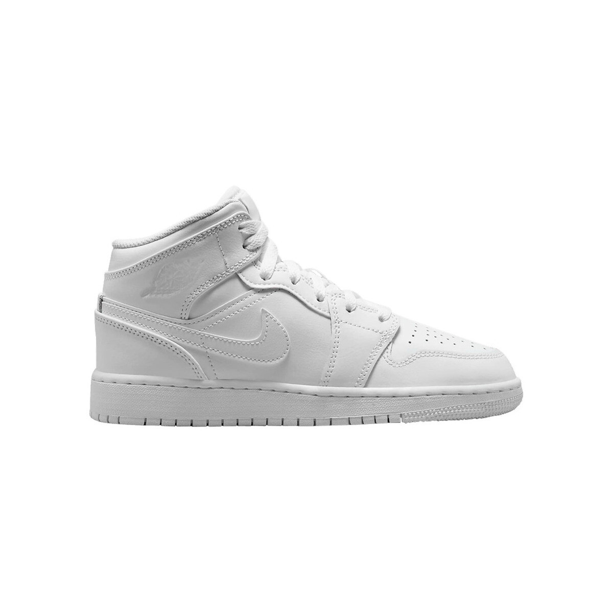 Sneakers Nike Jordan 1 Mid Triple White (2023) (GS)