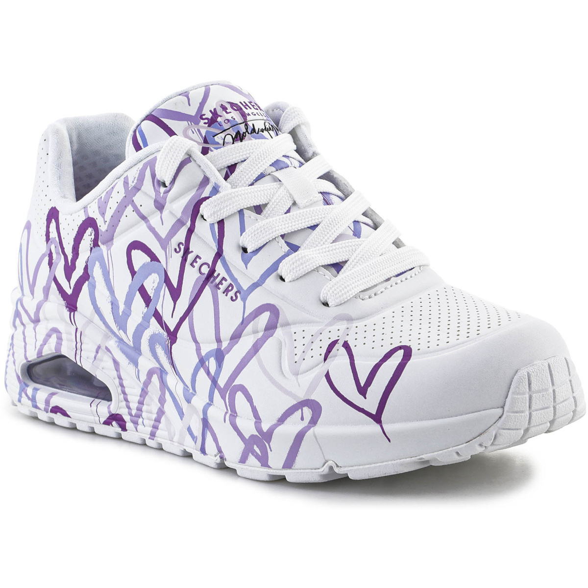 Xαμηλά Sneakers Skechers JGoldcrown Uno Lite - Spread the Love 155507-WLPR
