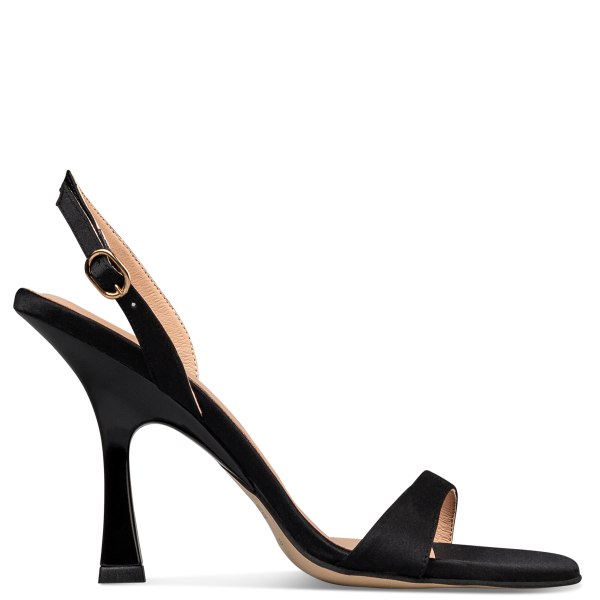 FLARED HEEL SANDALS