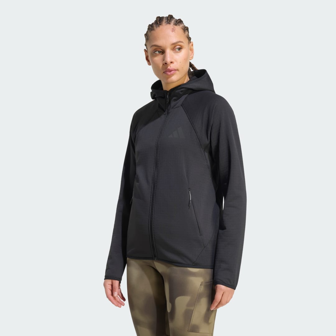 Φλις ζακέτα με κουκούλα Terrex Xperior CLIMAWARM+ Ventknit