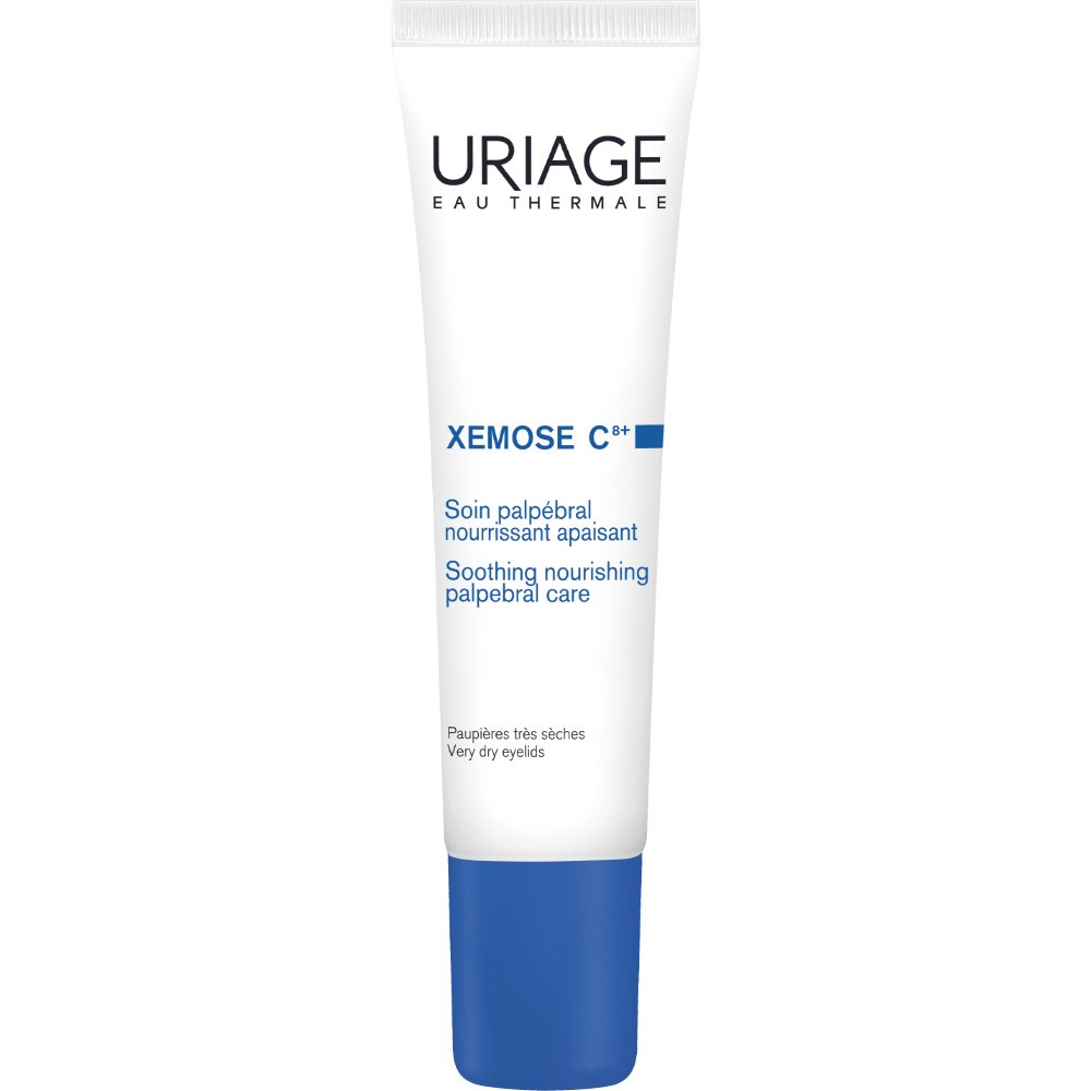 Uriage Xemose C8+ Anti-Itching Soothing Nourishing Palpebral Care Κρέμα Φροντίδας Περιγράμματος Ματιών & Βλεφάρων, Κατάλληλη για Ξηρά Βλέφαρα με Τάση Κνησμού 15ml