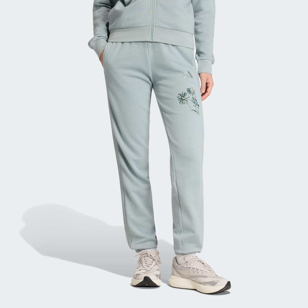Essentials 3-Stripes French Terry Cuffed Pants
