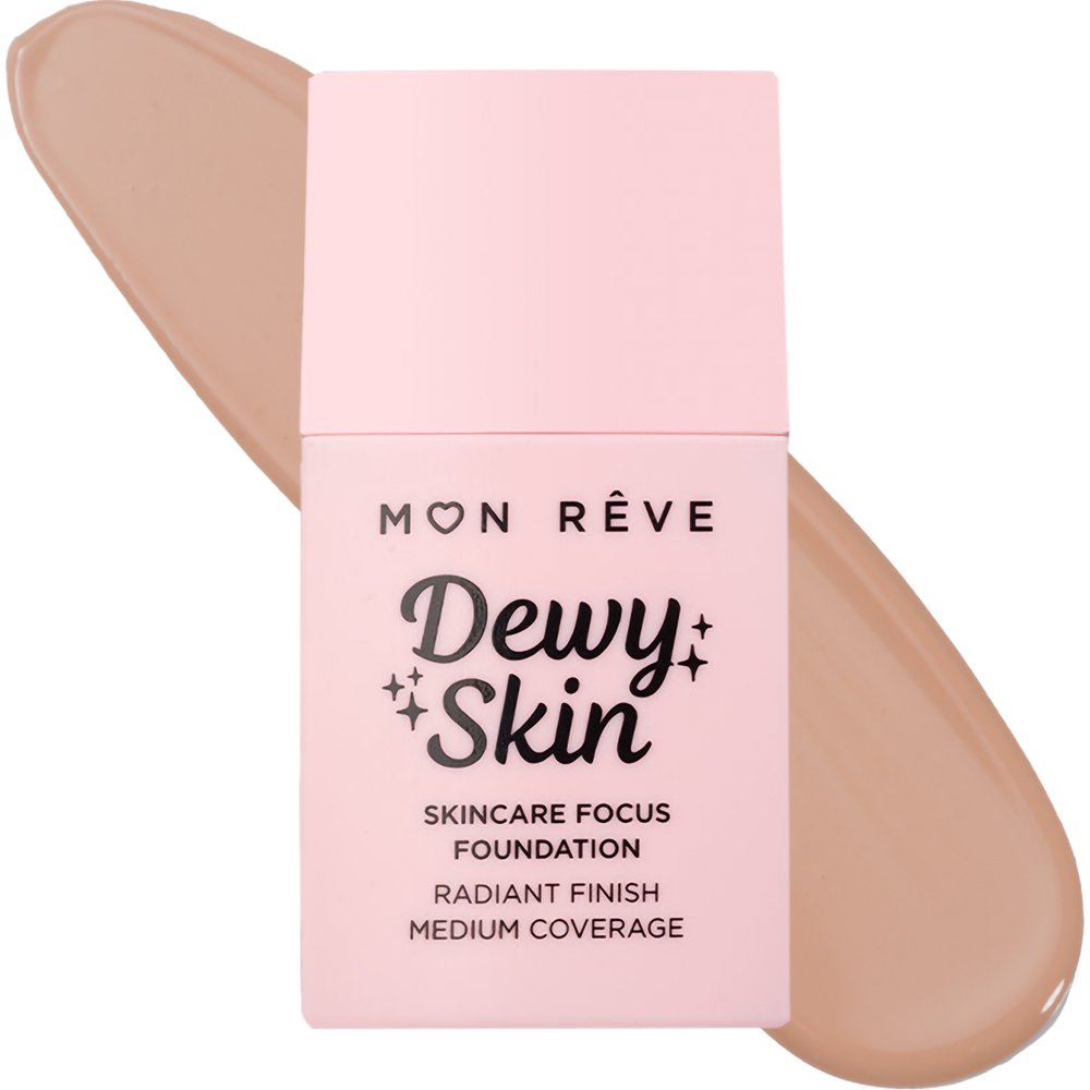 Mon Reve Dewy Skin Foundation Μεσαίας Κάλυψης για Λαμπερό Τελείωμα 30ml - 31C