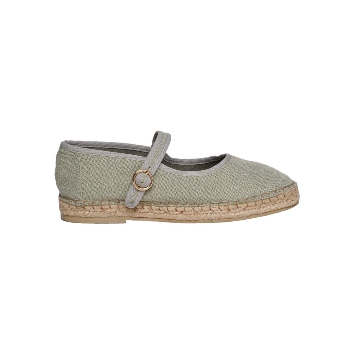 Εσπαντρίγιες Paez Mary Jane Raw W - Linen Laurel Green
