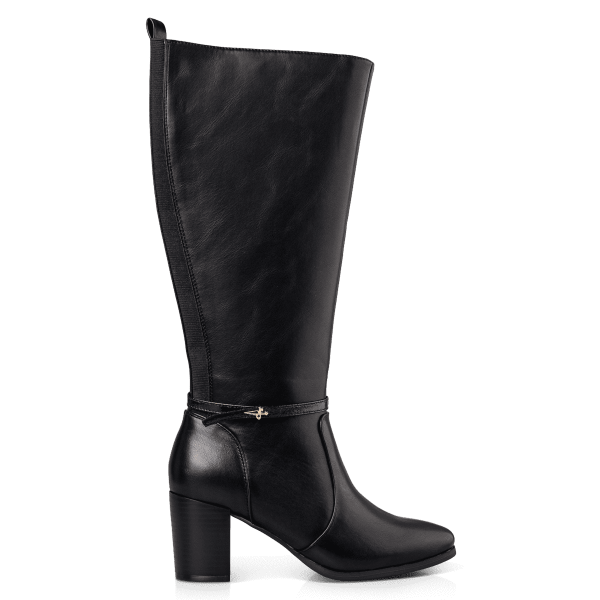 BLOCK MID-HEELED BOOTS