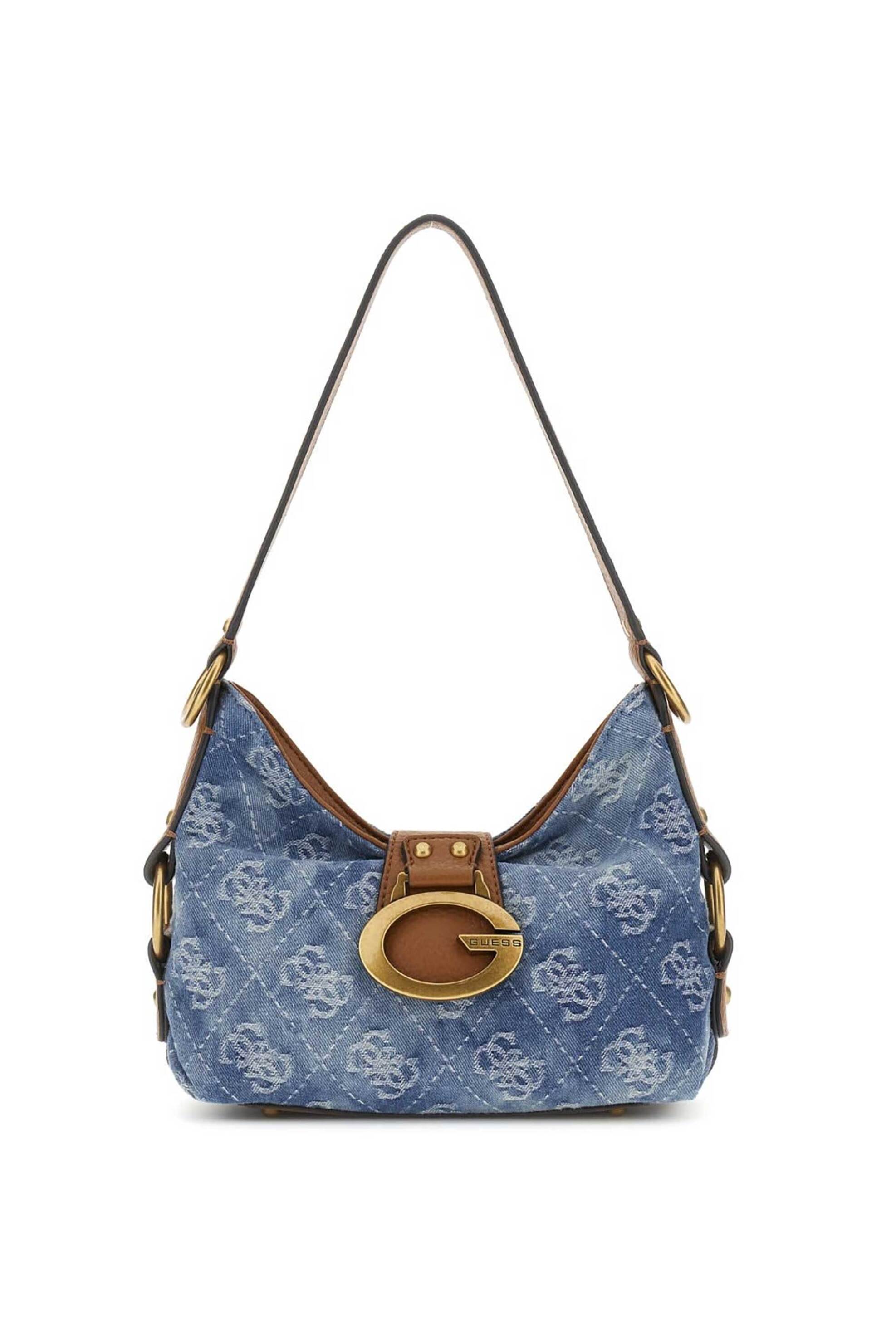 Guess γυναικεία τσάντα ώμου denim "Camden Mini" | ONE SIZE