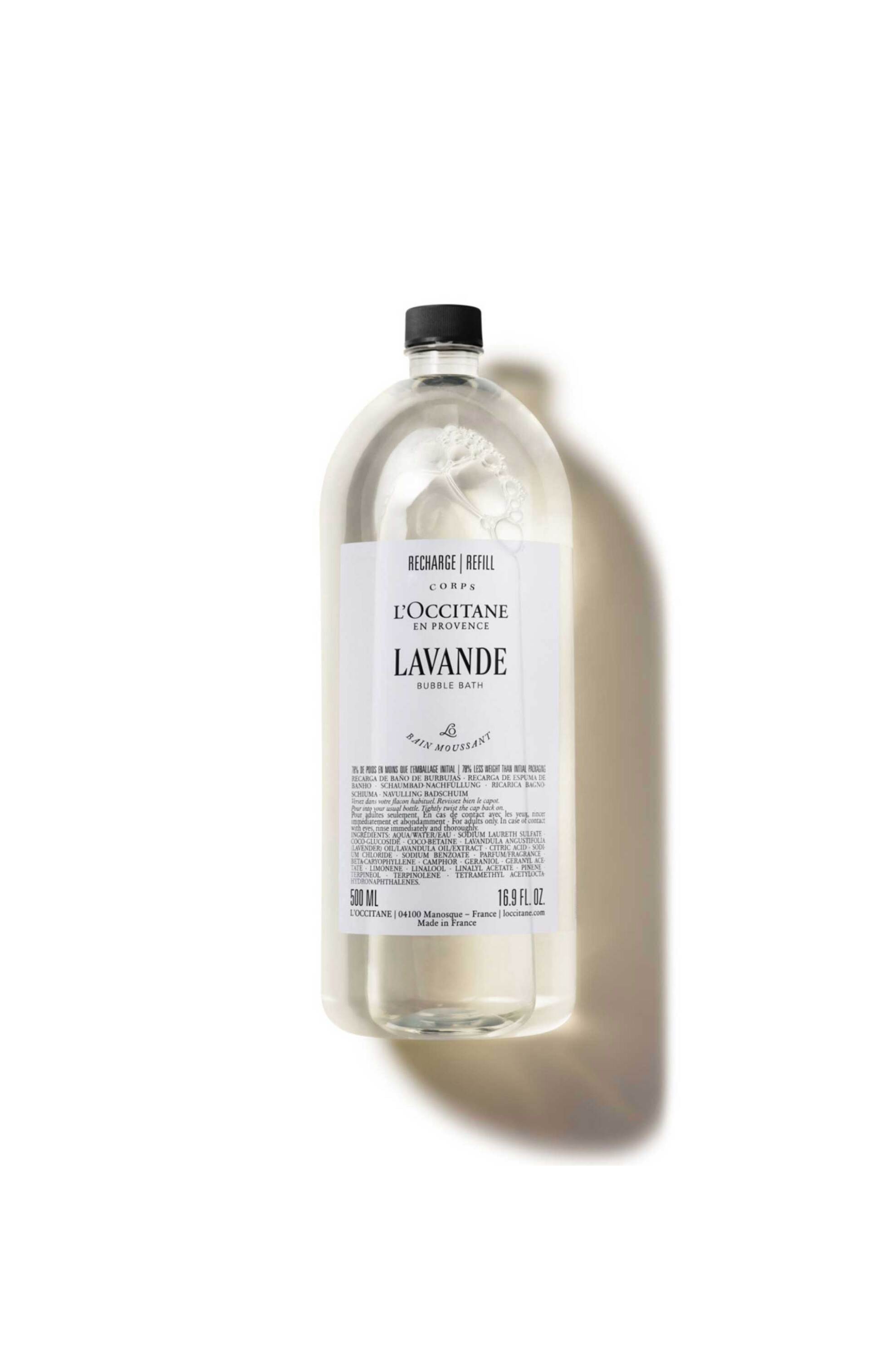 L'Occitane Lavender Bubble Bath Refill 500 ml
