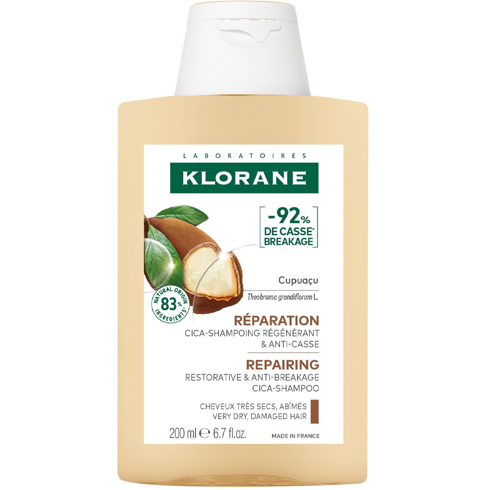 Klorane Cupuacu Butter Shampoo Σαμπουάν για Πολύ Ξηρά Μαλλιά με Βούτυρο Κουπουασού 200ml