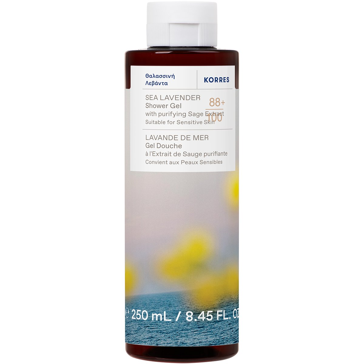 Korres Sea Lavender Shower Gel Αναζωογονητικό, Ενυδατικό Αφρόλουτρο με Άρωμα Θαλασσινής Λεβάντας 250ml