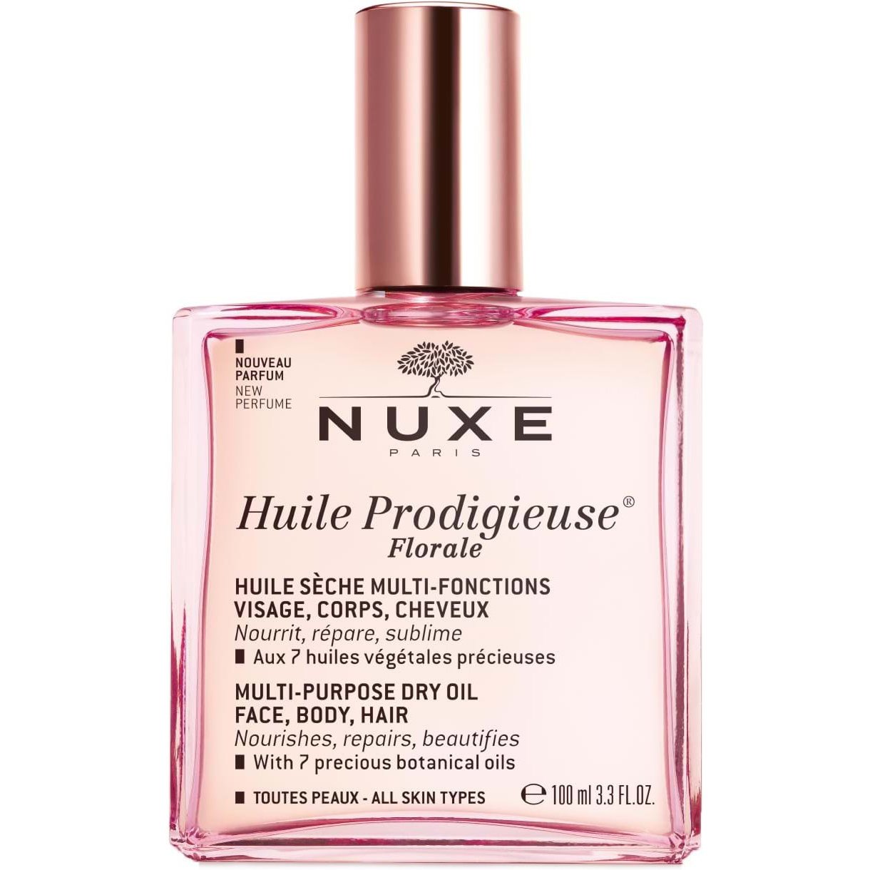 Nuxe Huile Prodigieuse Florale Multi-Purpose Dry Oil Πολυχρηστικό Ξηρό Λάδι για Πρόσωπο, Σώμα & Μαλλιά με Άρωμα Λουλουδιών 100ml