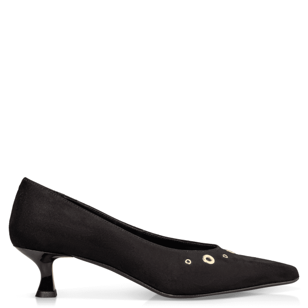 KITTEN HEEL PUMPS