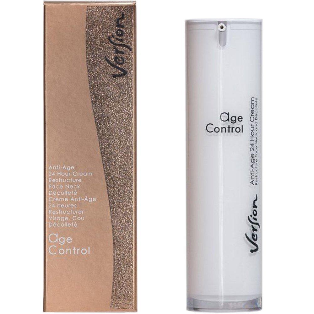Version Age Control Anti-Age Restructure Face, Neck & Decollete Cream Αναπλαστική 24ώρη Κρέμα Λάμψης Προσώπου, Λαιμού & Ντεκολτέ για Αντιγήρανση & Αναδόμηση Κατάλληλη για Ξηρές - Πολύ Ξηρές Επιδερμίδες 50ml