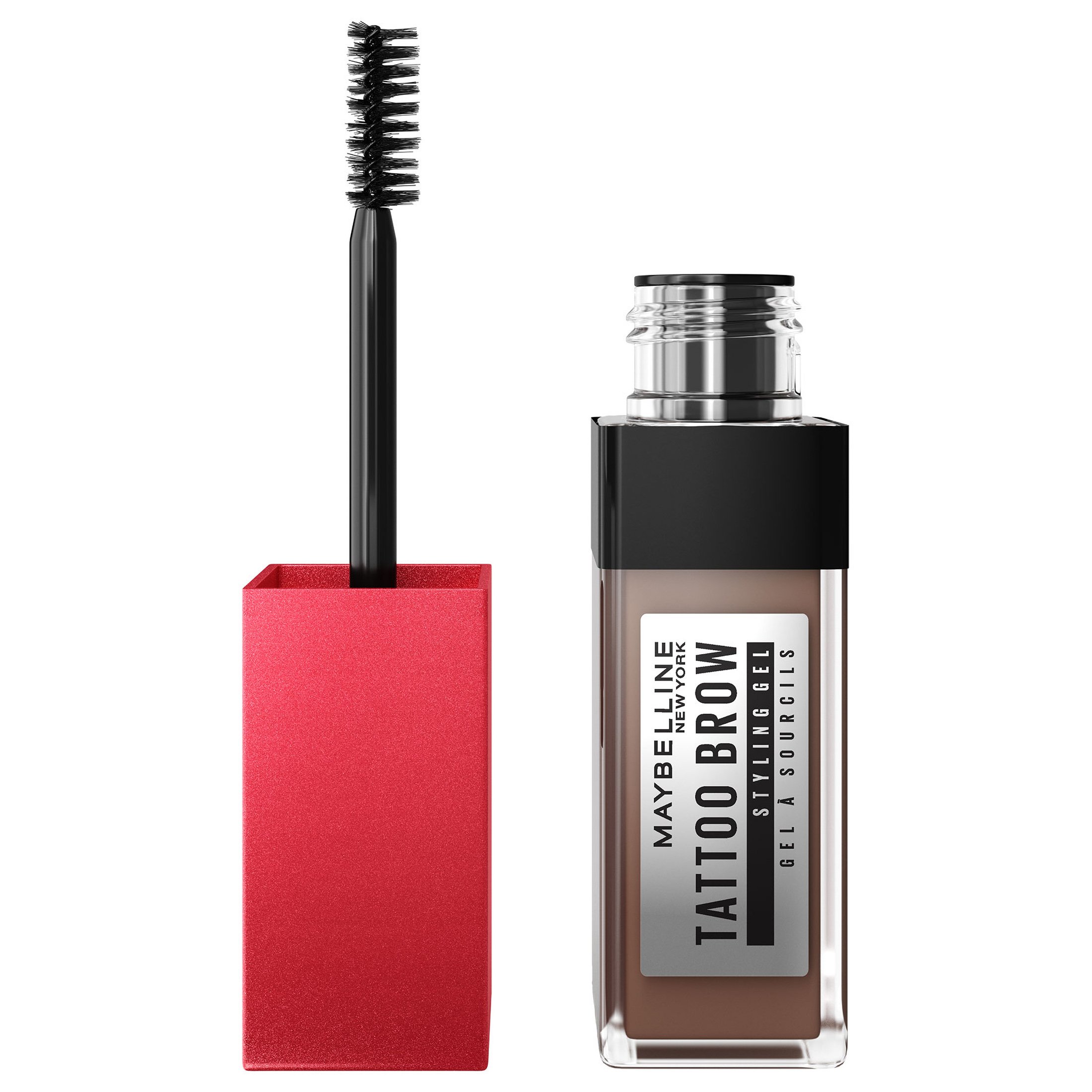 Maybelline Tattoo Brow 36H Styling Gel Αδιάβροχο Gel Φρυδιών που Διαρκεί, για Περιποιημένα & Γεμάτα Φρύδια 6ml - 255 Soft Brown