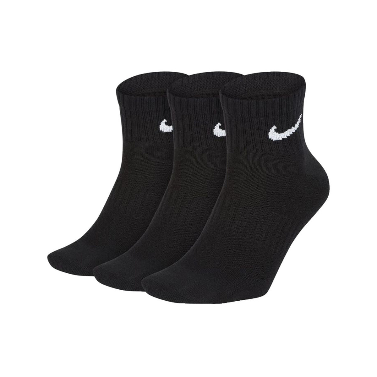 Αθλητικές κάλτσες Nike Chaussettes everyday lightweight ankle noir