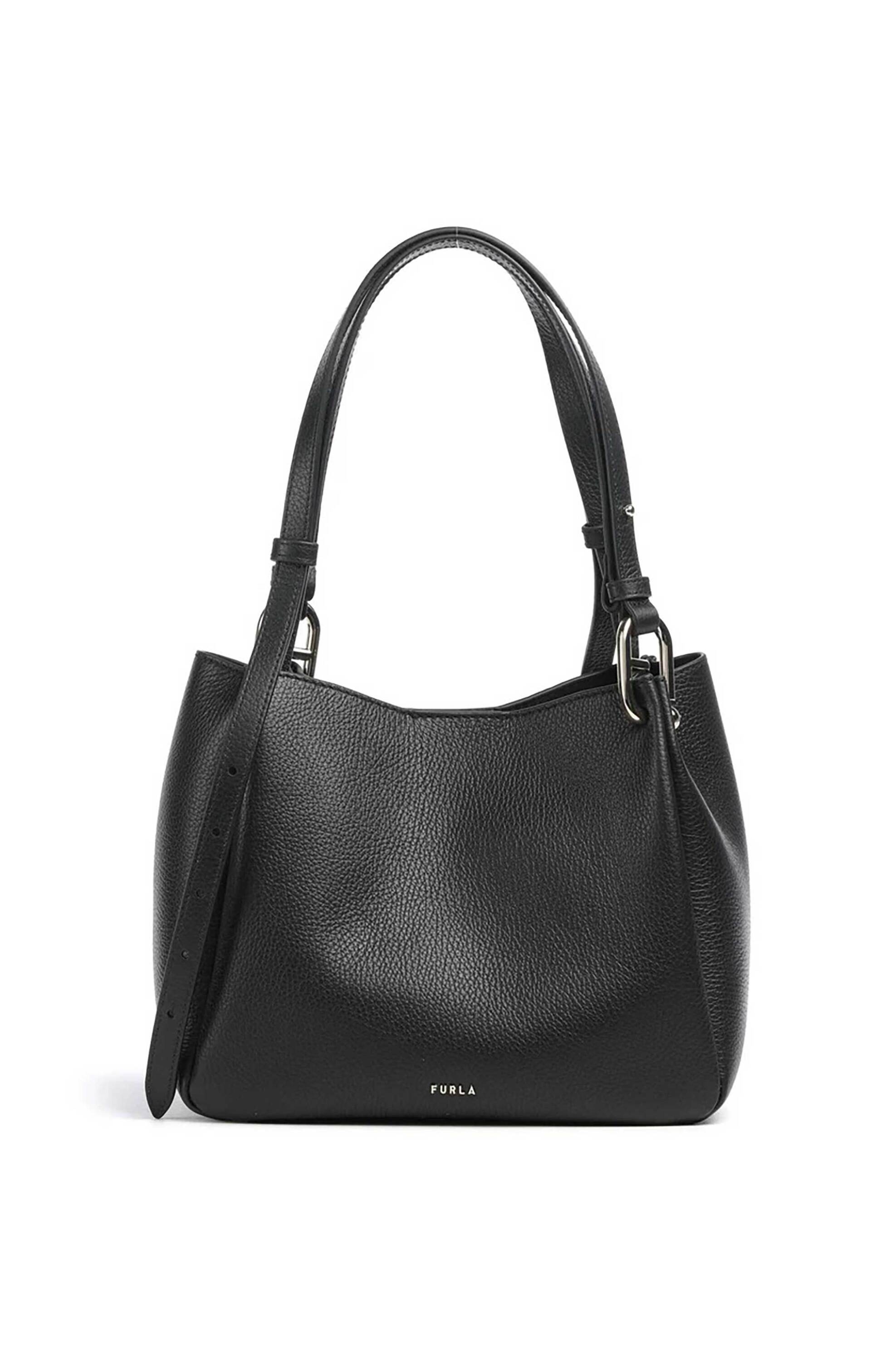 Furla γυναικεία δερμάτινη τσάντα ώμου "Nuvola M"