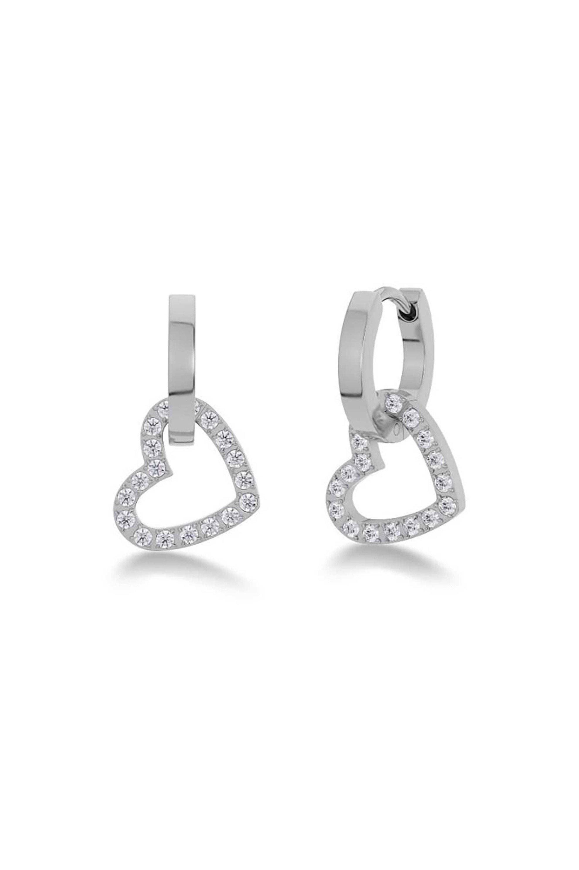 EDBLAD γυναικεία σκουλαρίκια "Eternal Heart Steel"