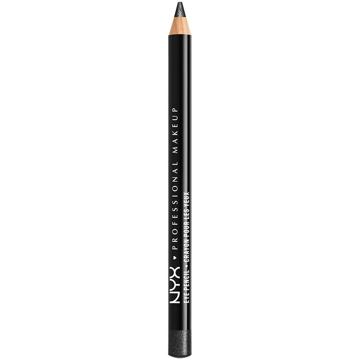 Nyx Professional Makeup Slim Eye Pencil Μολύβι Ματιών Μακράς Διάρκειας 1.1g - Black Shimmer