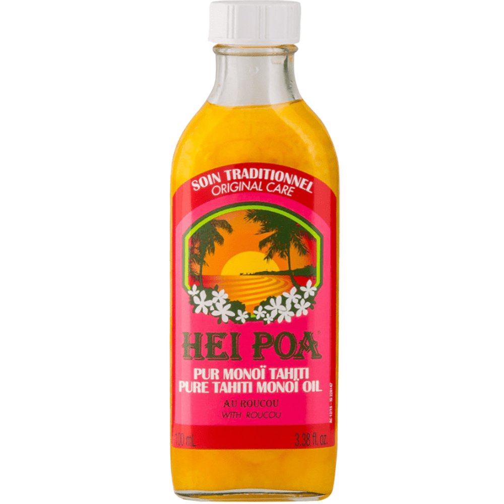 Hei Poa Pure Tahiti Pure Tahiti Monoi Oil with Roucou Λάδι Μαλιών - Σώματος για Ενυδάτωση & Λάμψη με Χάλκινη Απόχρωση 100ml