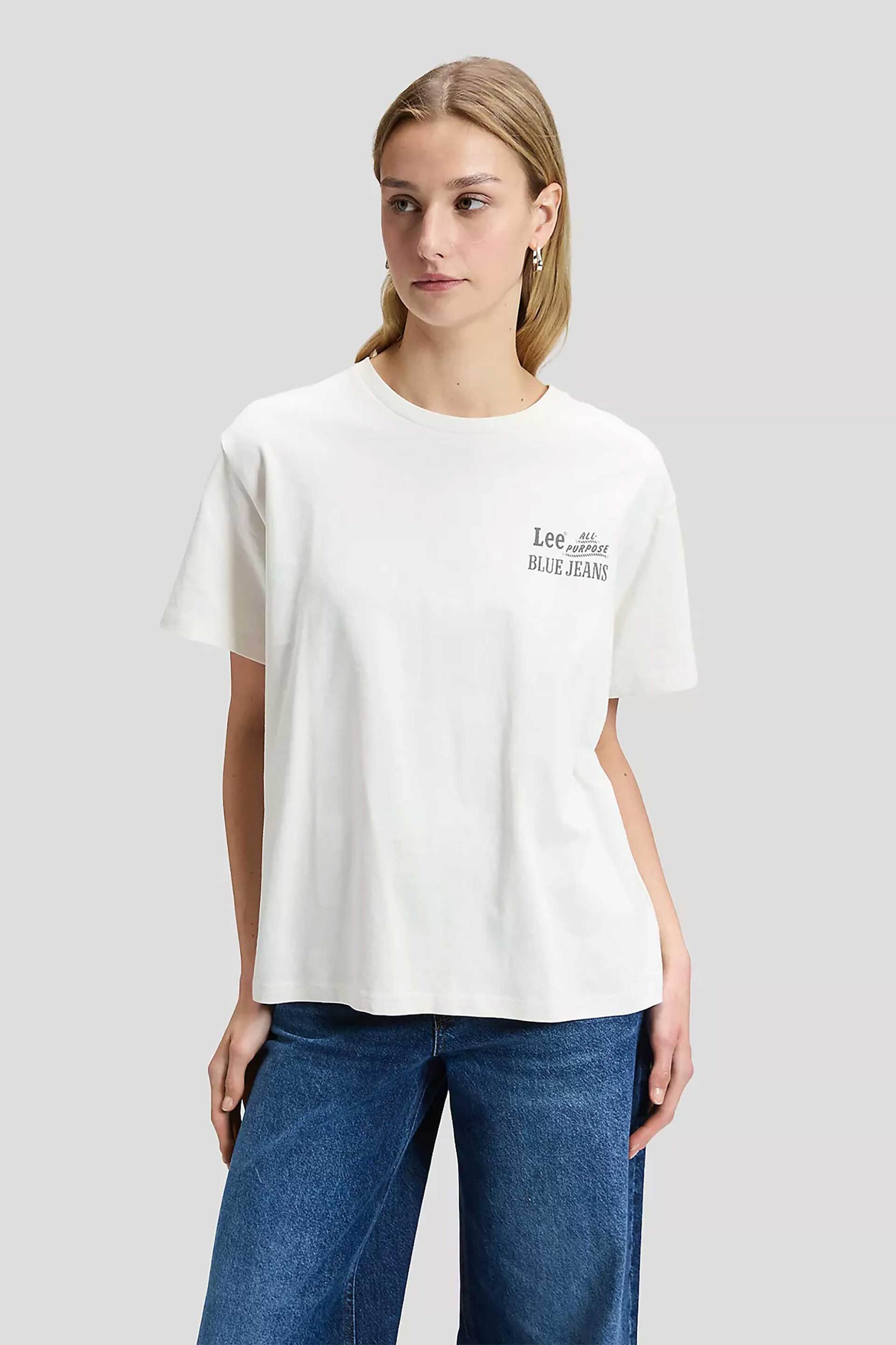 Lee® γυναικείο T-shirt Relaxed Fit "Blue Jeans"
