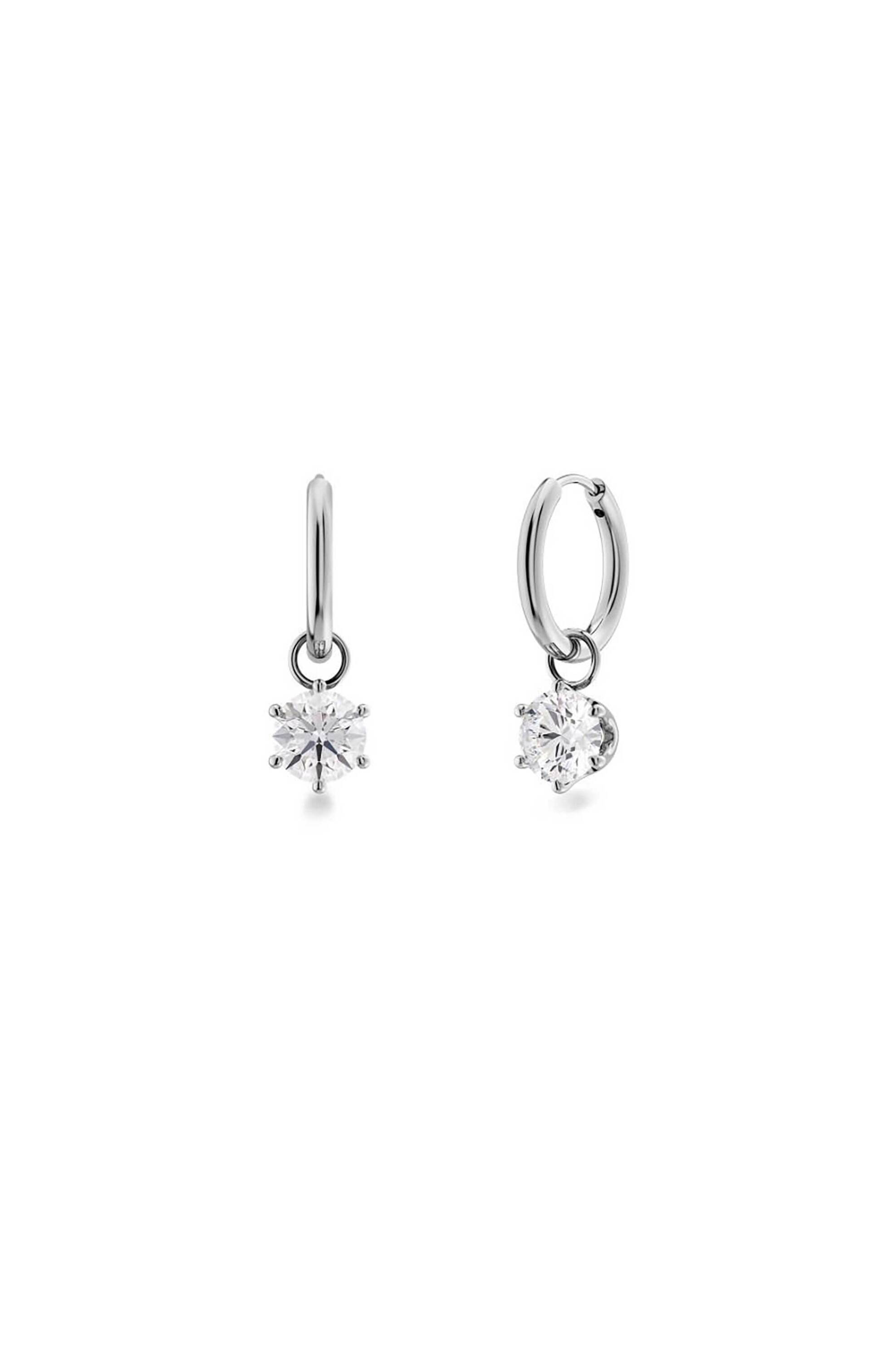 EDBLAD γυναικεία σκουλαρίκια "Crown Hoops Steel"