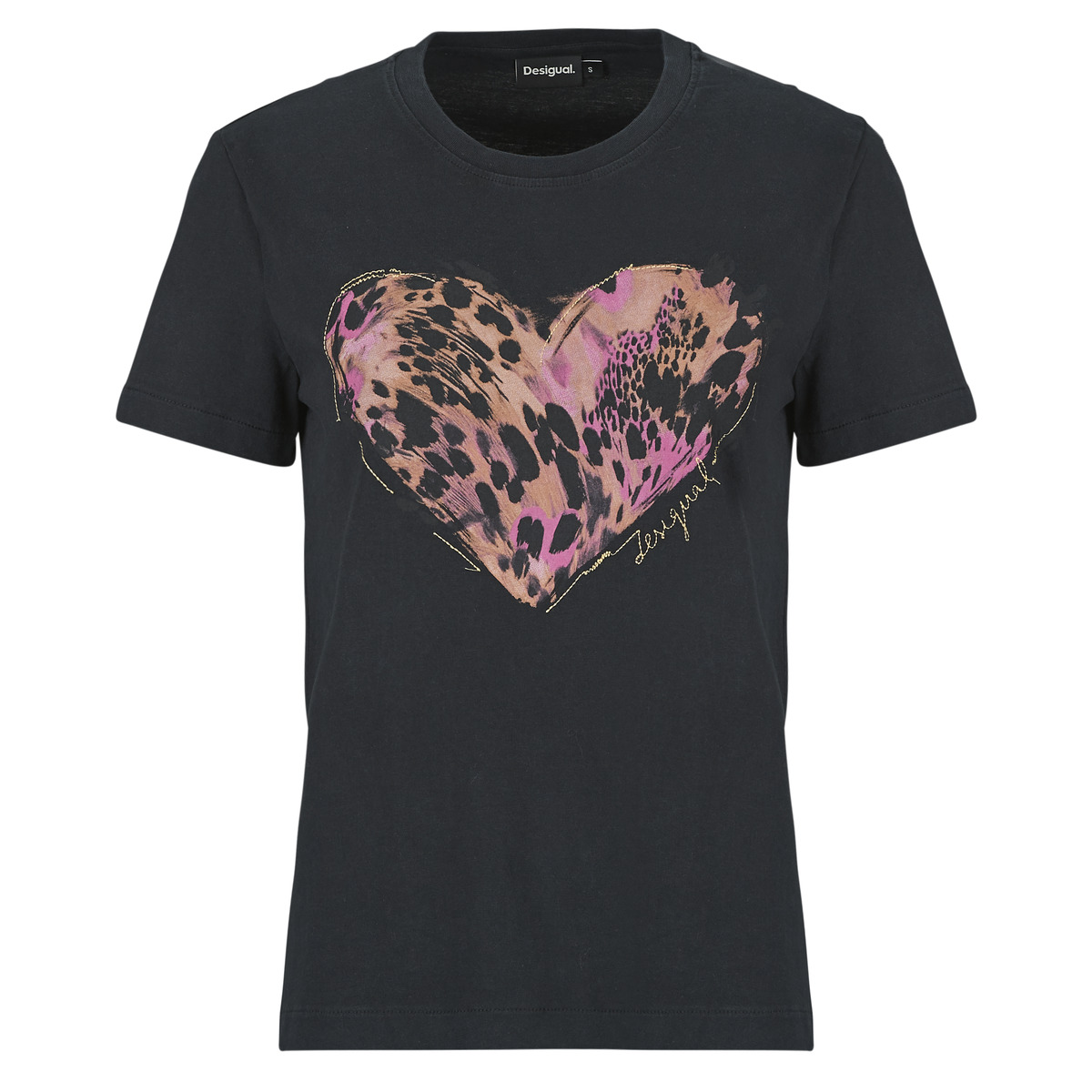 T-shirt με κοντά μανίκια Desigual TIGER COR