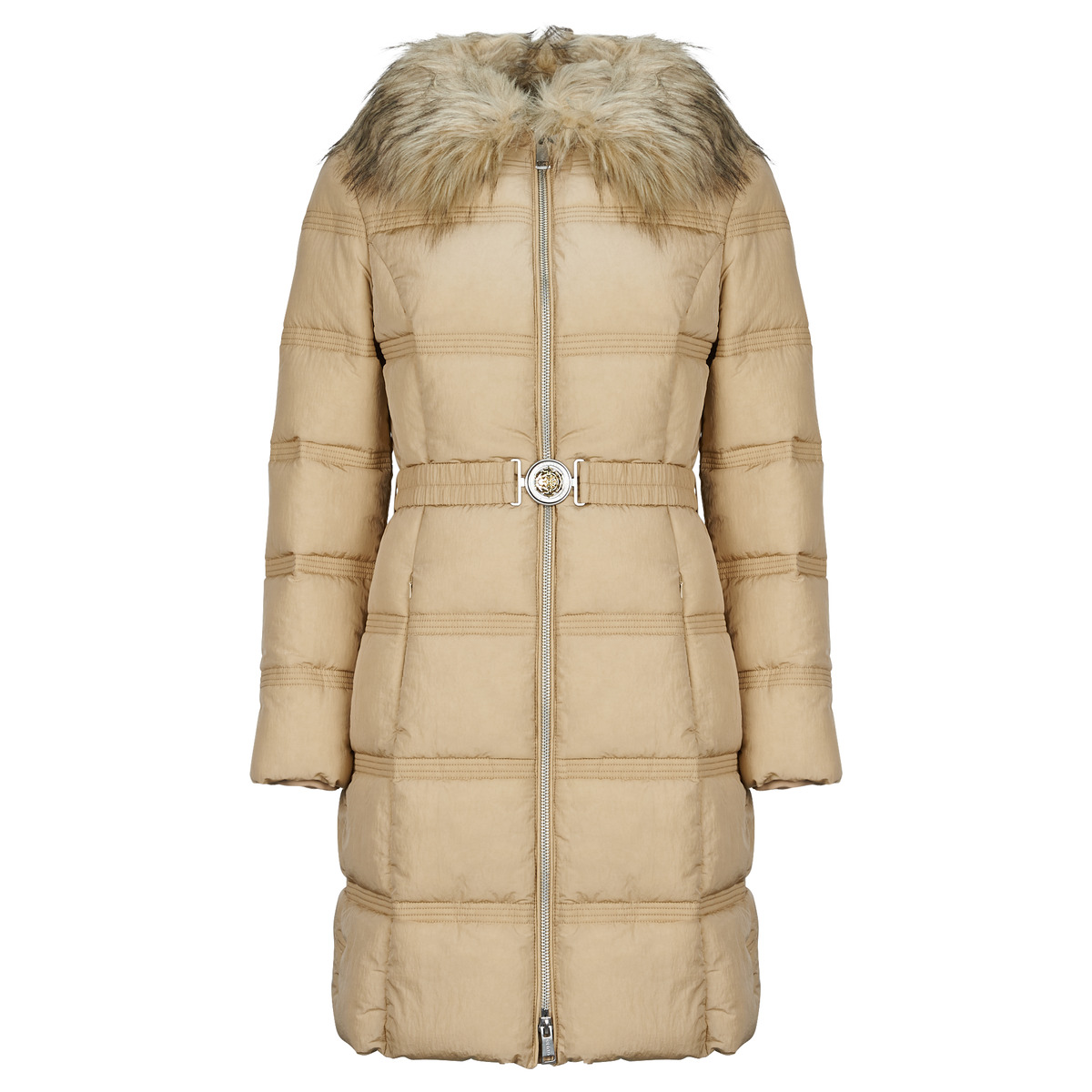 Χοντρό μπουφάν Guess NEW MARISOL LONG BELTED JACKET