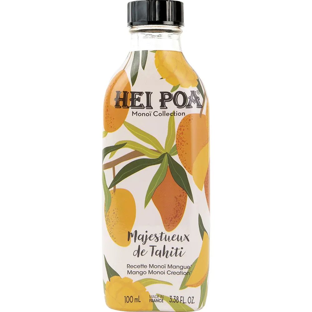 Hei Poa Monoi Collection Majestueux de Tahiti Λάδι Σώματος & Μαλλιών για Ενυδάτωση με Φρουτώδες Άρωμα Μάνγκο 100ml