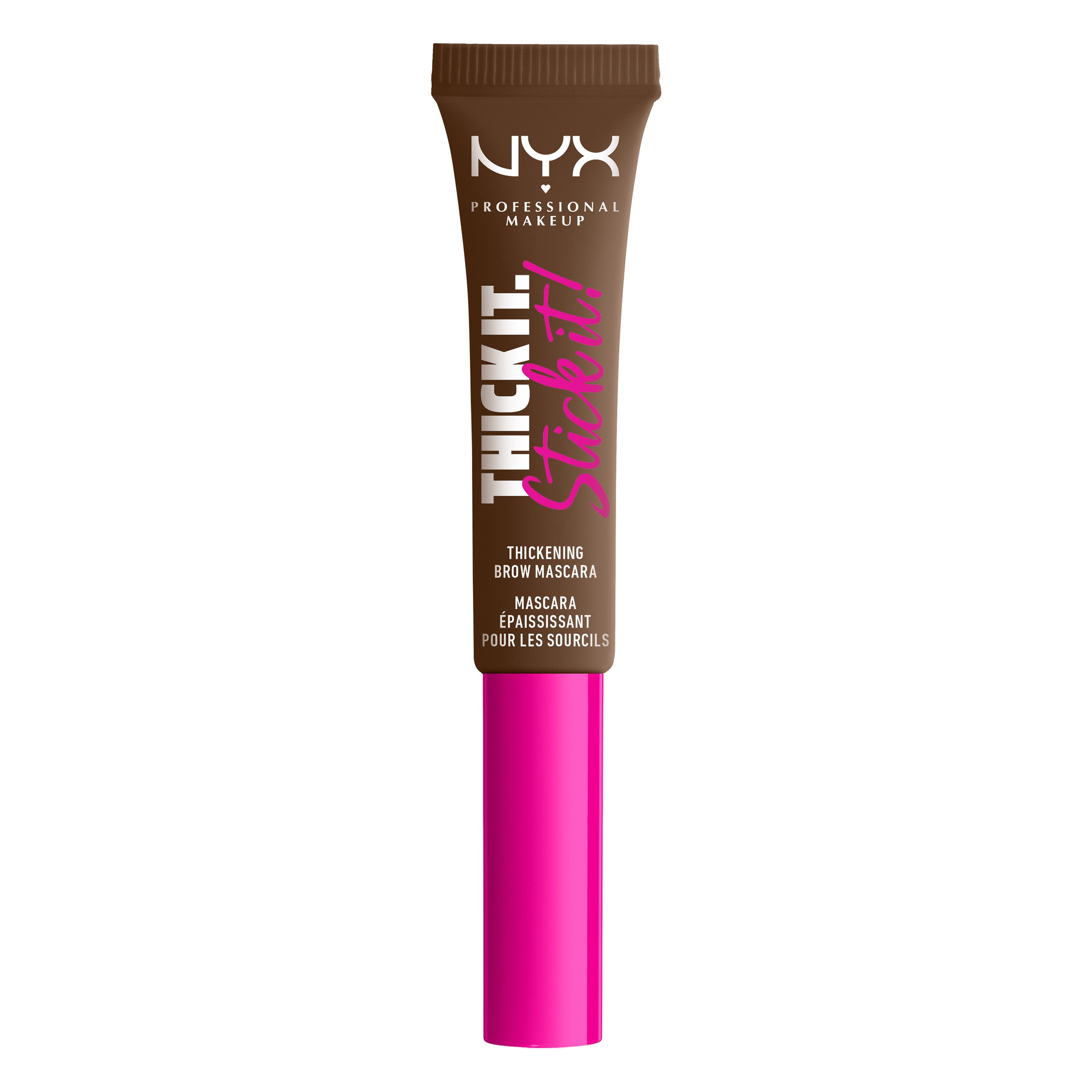Nyx Professional Makeup Thick It Stick It Thickening Brow Mascara 06 Brunette Gel Μάσκαρα Φρυδιών 7ml