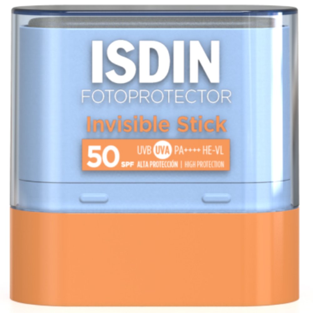 Isdin Fotoprotector Invisible Stick Spf50 Αόρατο Αντηλιακό Stick, Εύκολο στην Εφαρμογή, για Περιοχές με Αυξημένη Ευαισθησία στον Ήλιο 10g