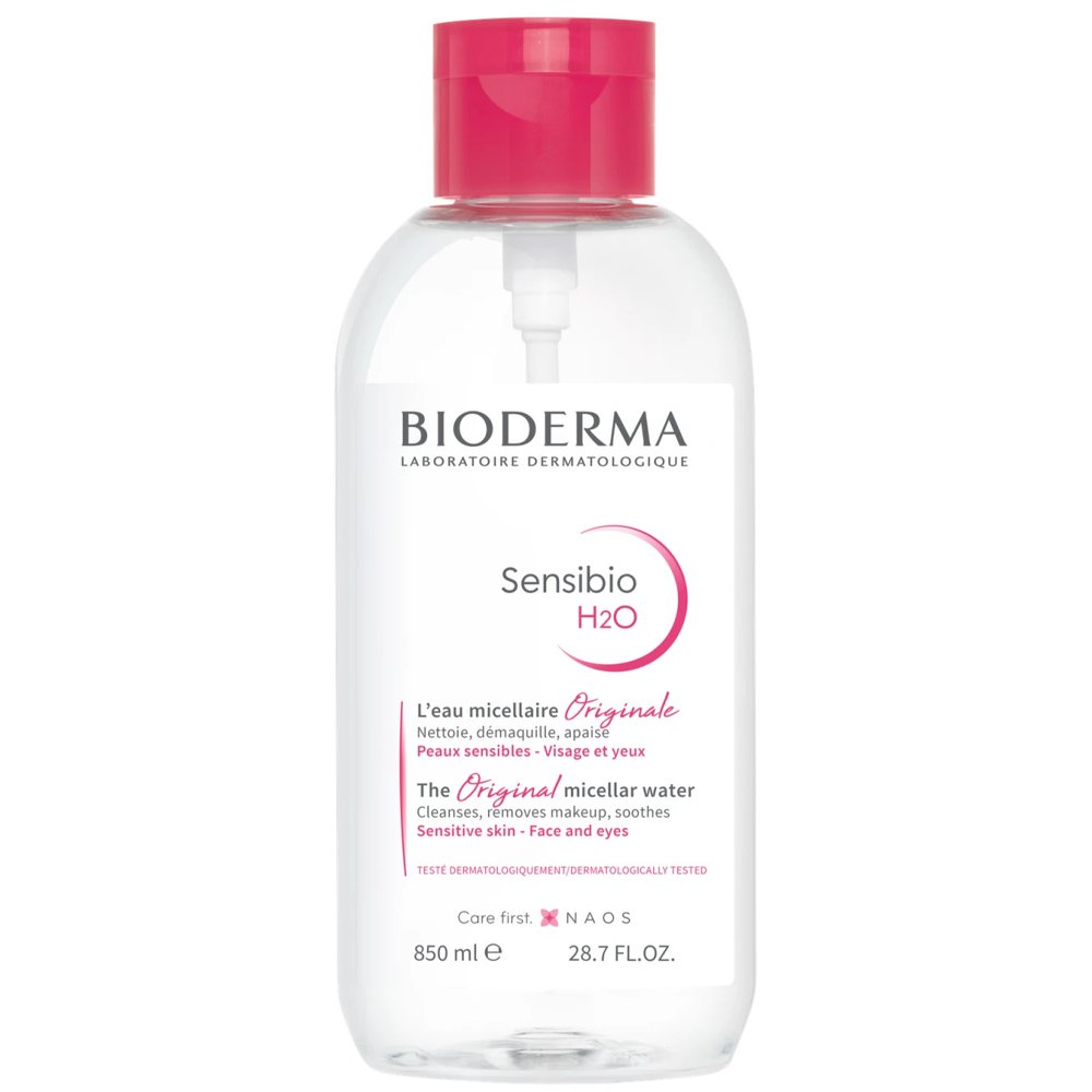 Bioderma Sensibio H2O Micellar Water Μικυλλιακό Νερό Καθαρισμού & Ντεμακιγιάζ Προσώπου - Ματιών για Ευαίσθητες Επιδερμίδες 850ml