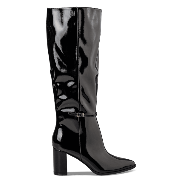 POINTED TOE SHINY BOOTS