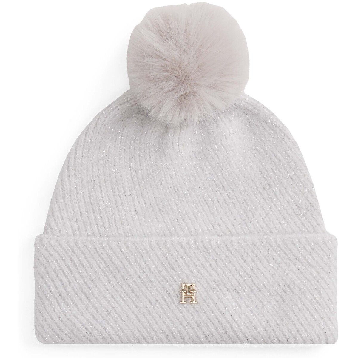 Κασκέτο Tommy Hilfiger Th Pom Pom Beanie Lurex