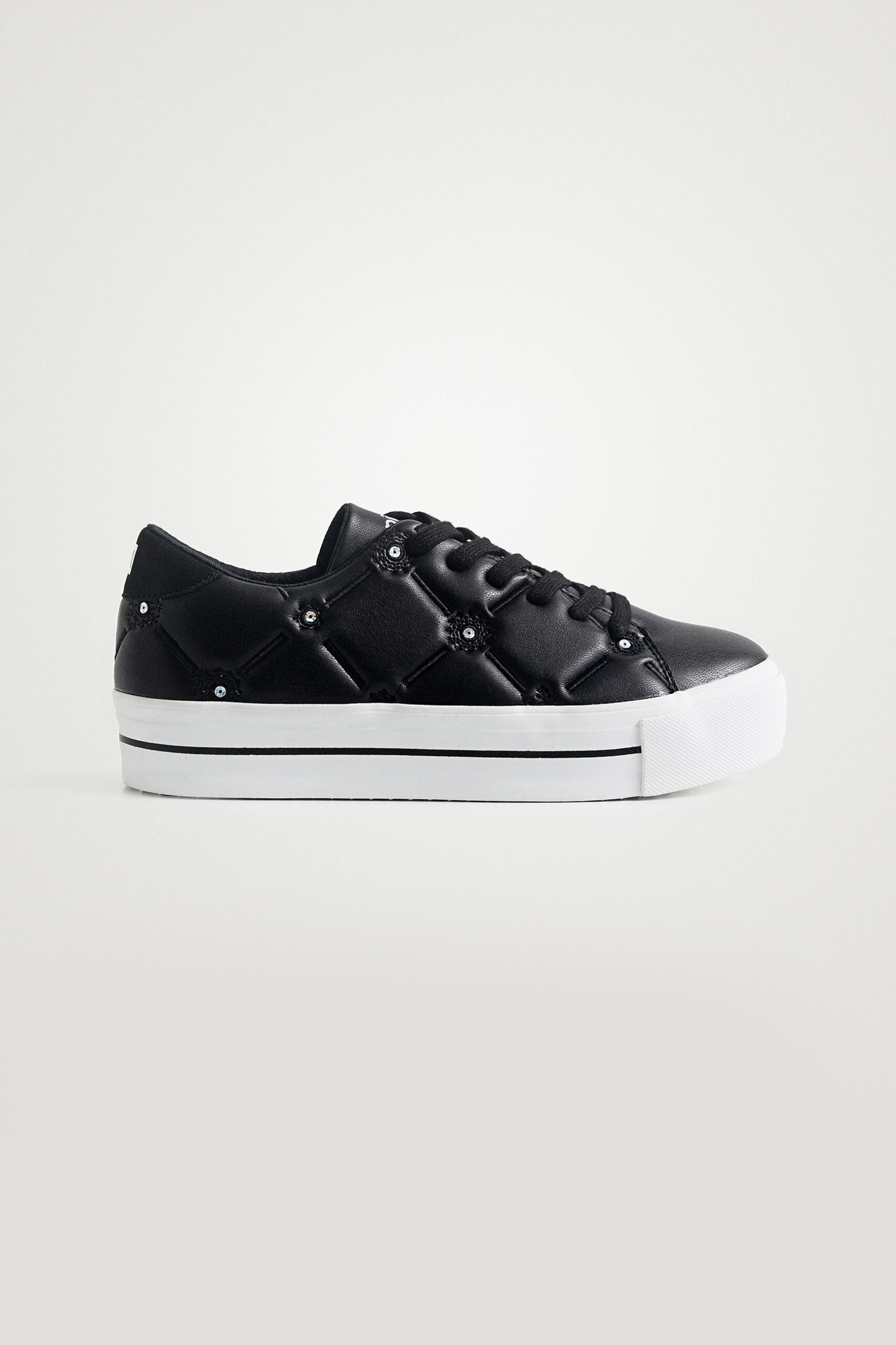 Desigual γυναικεία sneakers με καπιτονέ σχέδιο ''Street Eye Tiger'' | 36