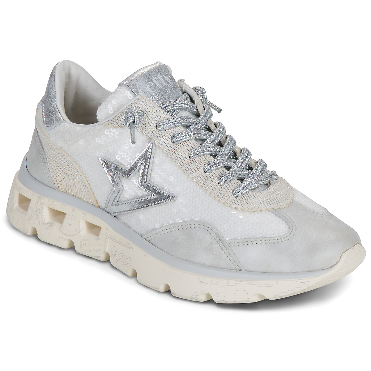 Xαμηλά Sneakers Cetti C-1259-SRA-XLEXP-V26-SIOUX-DOLCE-BLANCO