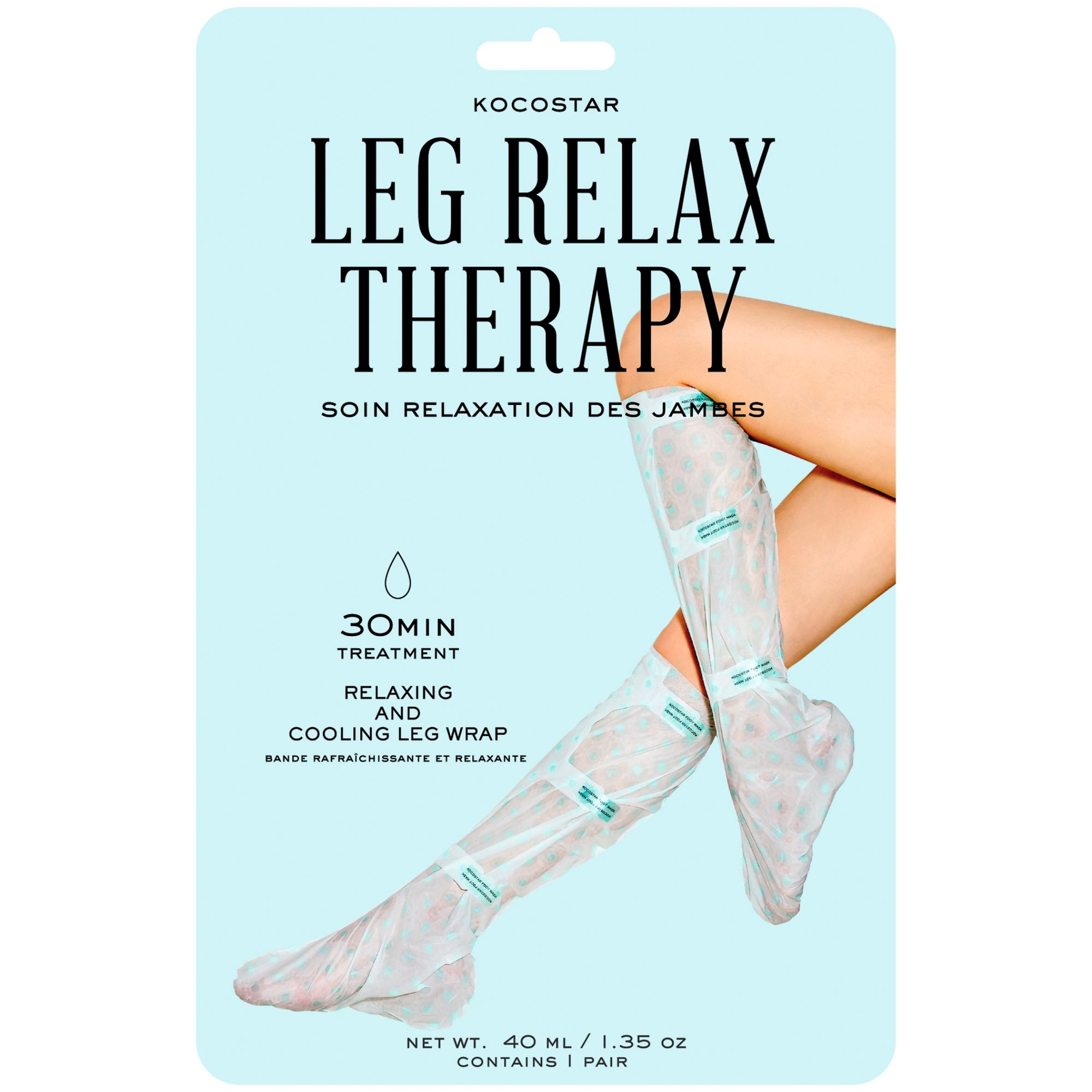 Kocostar Leg Relax Therapy Κωδ 5617 Μάσκα φροντίδας & Χαλάρωσης Ποδιών 2 Τεμάχια