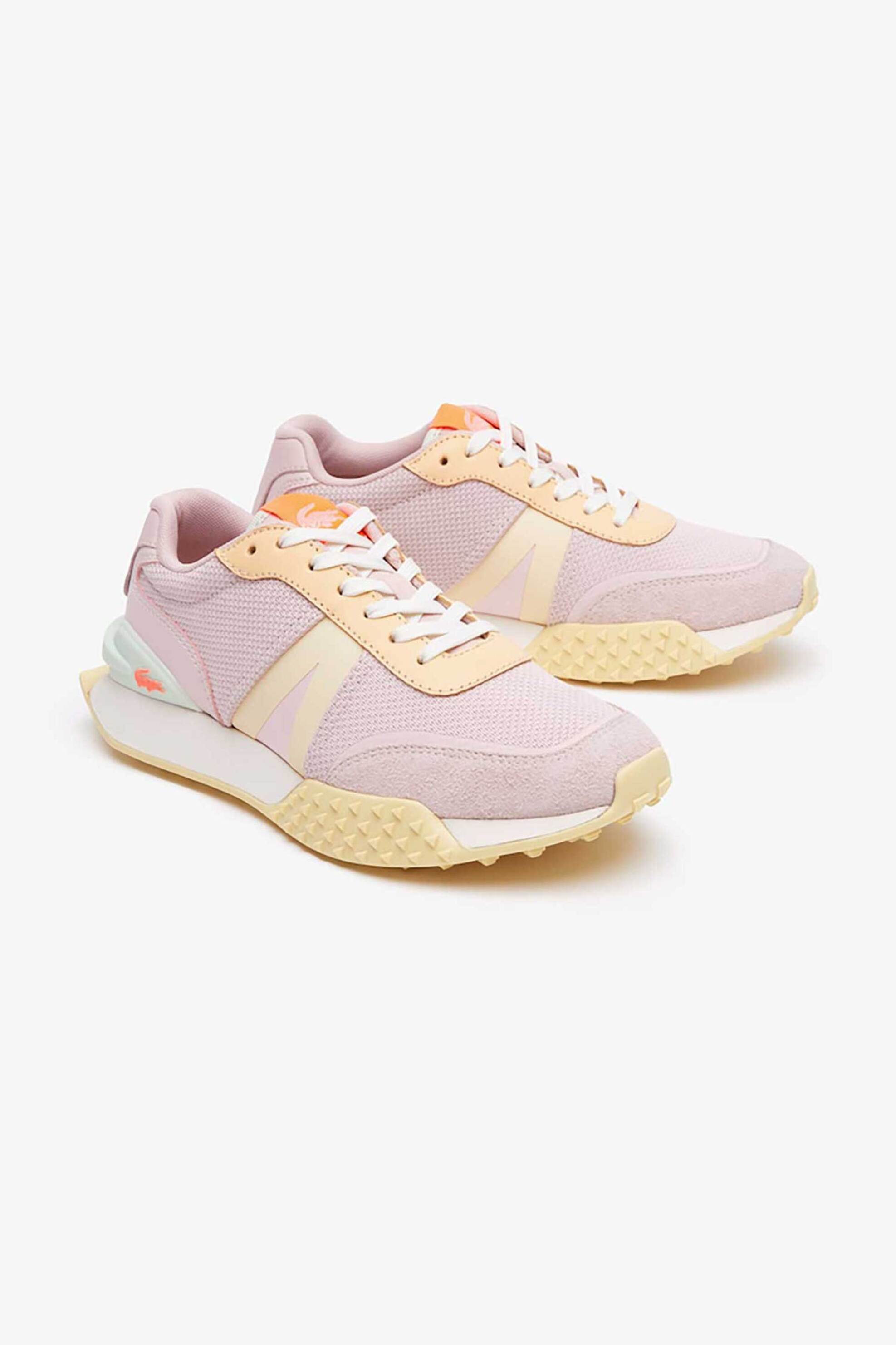 Lacoste γυναικεία trainers colorblocked με ανάγλυφο κροκοδειλάκι "L-Spin deluxe"