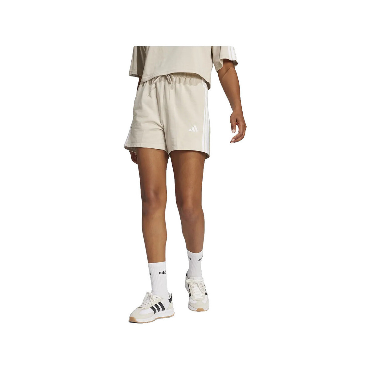 Shorts & Βερμούδες adidas Short Essentials 3 Stripes coton