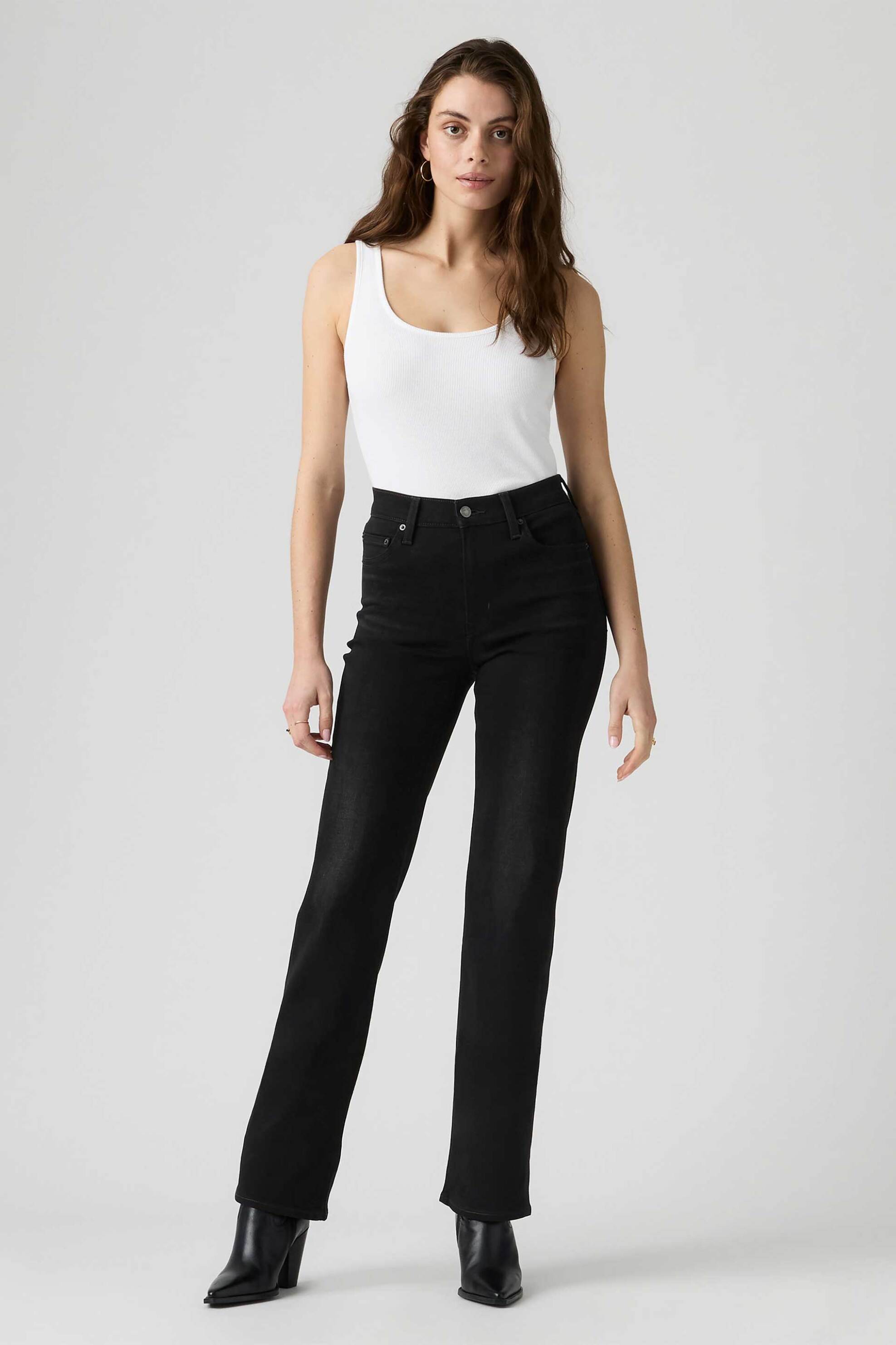 Levi's® γυναικείο ψηλόμεσο τζιν παντελόνι πεντάτσεπο Straight Fit "723"