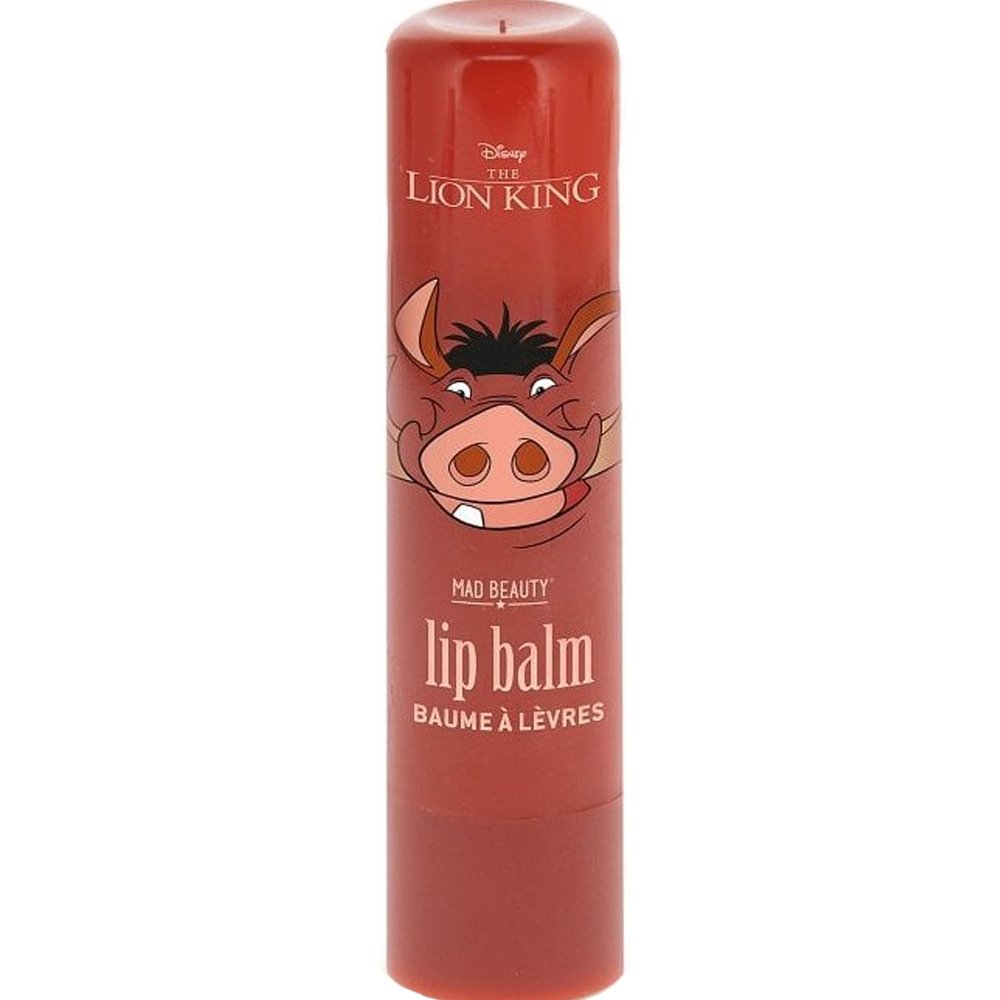 Mad Beauty Lip Balm Disney The Lion King Pumbaa Ενυδατικό Βάλσαμο Χειλιών Εμπνευσμένο Από το Χαρακτήρα της Disney με Άρωμα Καρπούζι Κωδ 99674, 1 Τεμάχιο Pumbaa / Καρπούζι