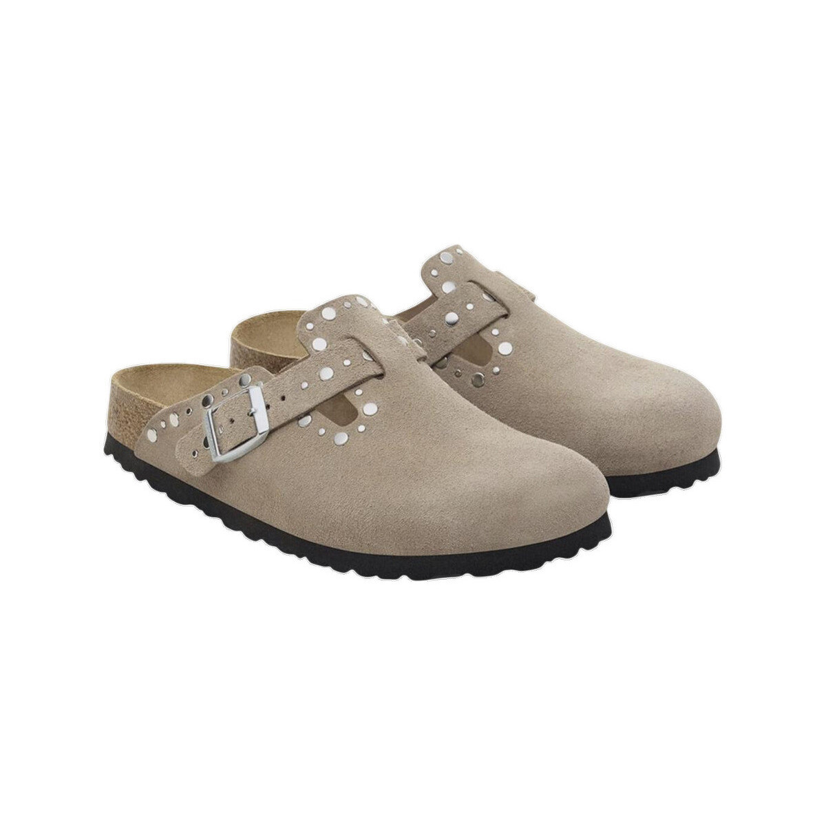 Mules BIRKENSTOCK Mocassins Boston daim