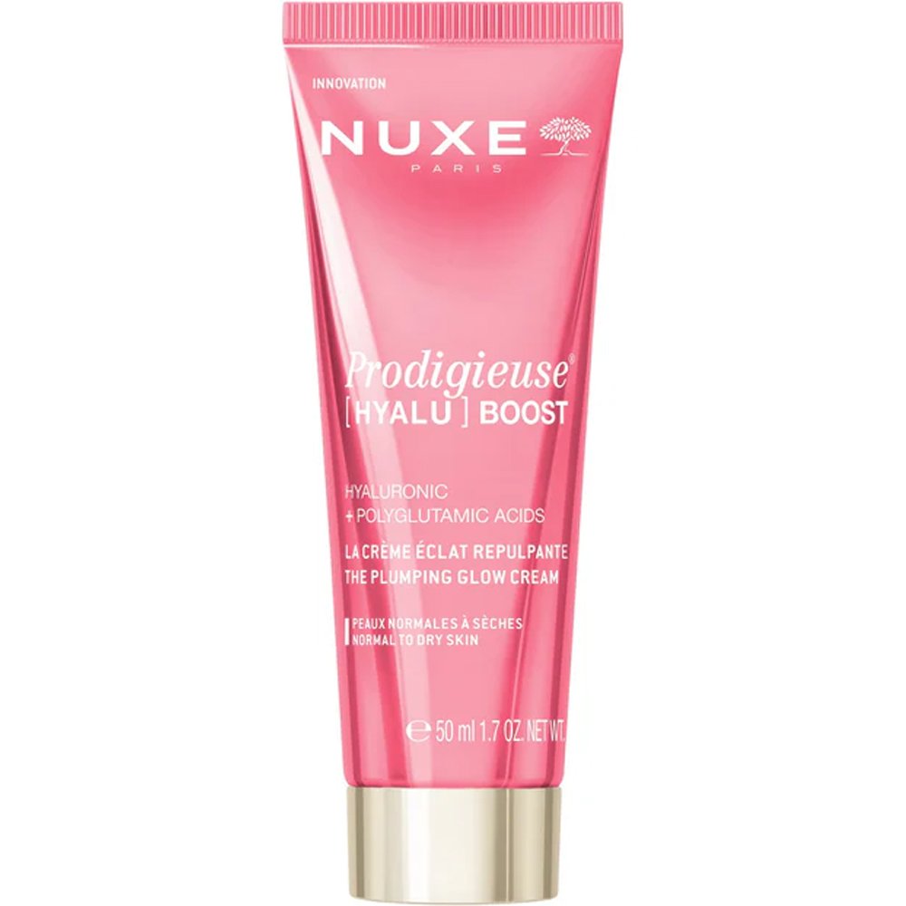 Nuxe Prodigieuse [Hyalu] Boost The Plumping Glow Cream Κρέμα Προσώπου Λάμψης που Γεμίζει, Αναδεικνύει & Φωτίζει, για Κανονικές προς Ξηρές Επιδερμίδες 50ml
